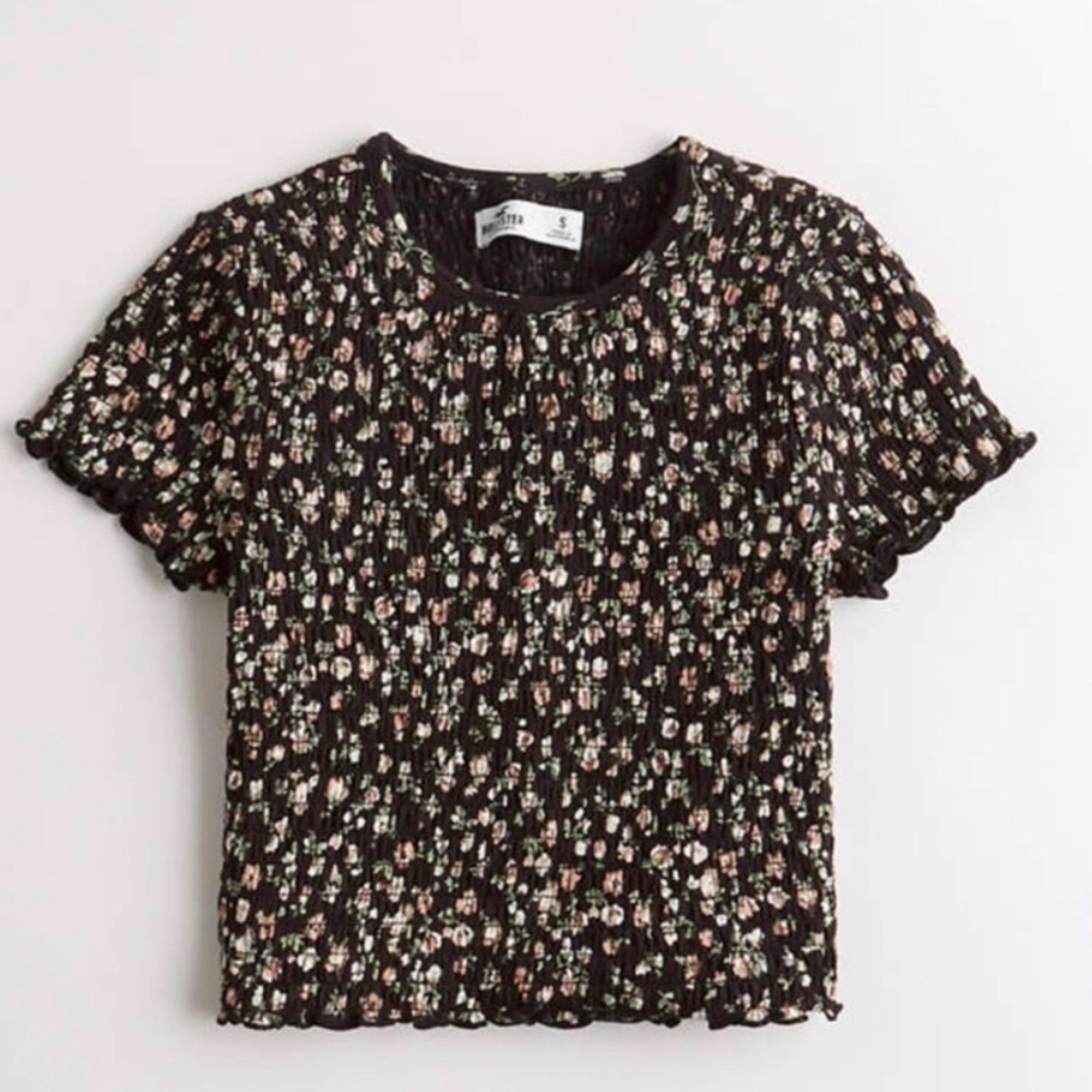 Smocked crop top